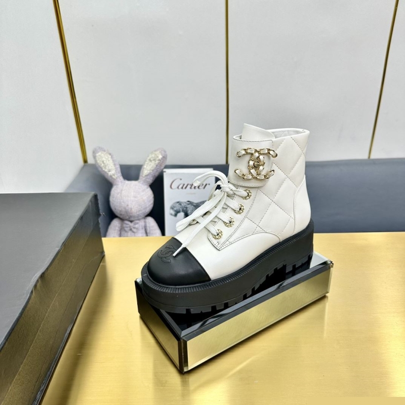 Ch*el leather shoes